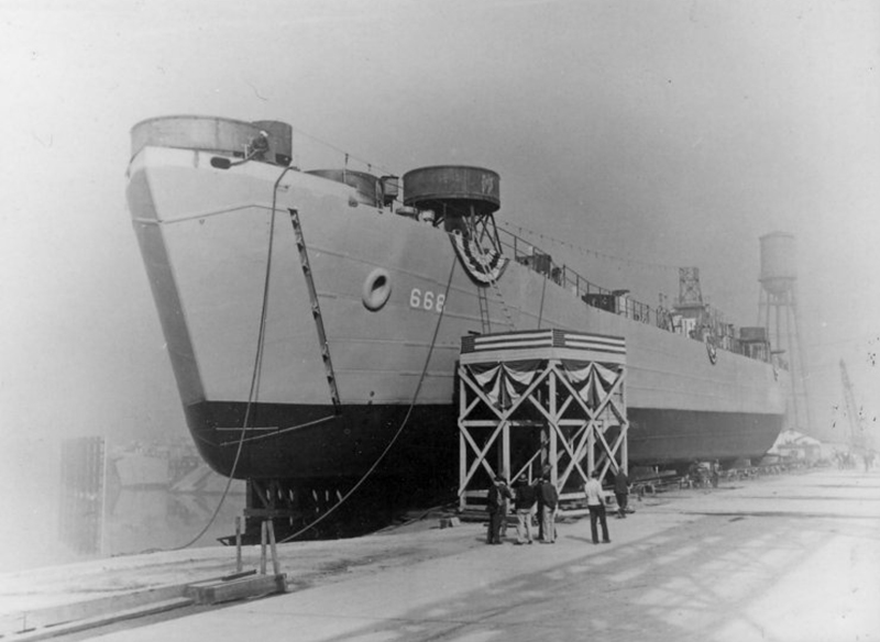 PCU-LST-668-American-Bridge-Co-Ambridge-PA-prior-to-launching-30-April-1944.jpg